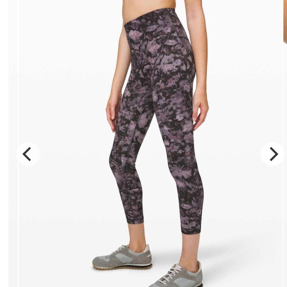 Lululemon Align 25” Floral Illusion High-Rise Leggings Size 2